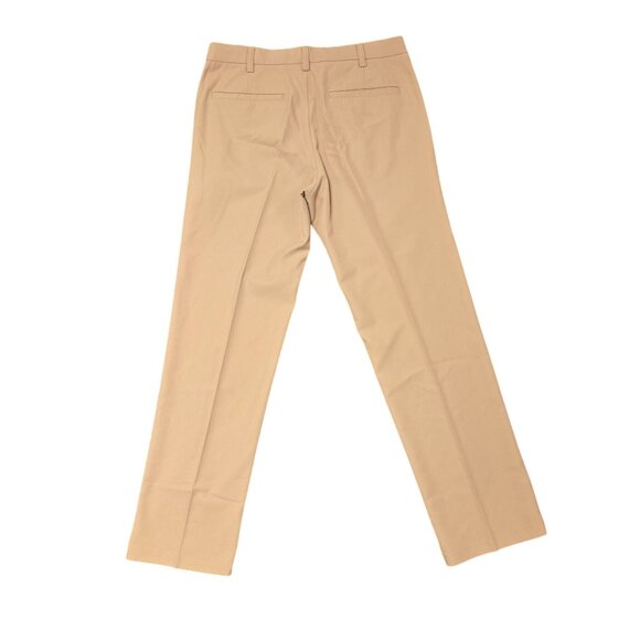 Izod Mens 32 Performance Golf Khaki Straight Leg Pants Tan Preppy Country Club - Picture 2 of 9